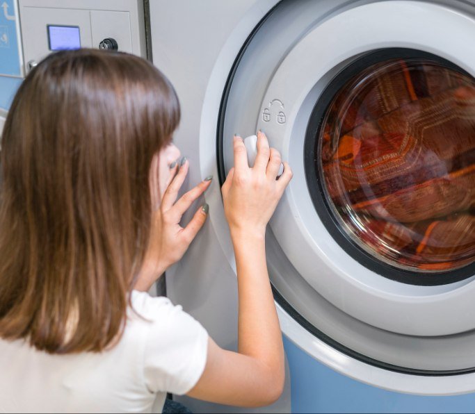 atendimento e casa máquina lava e seca